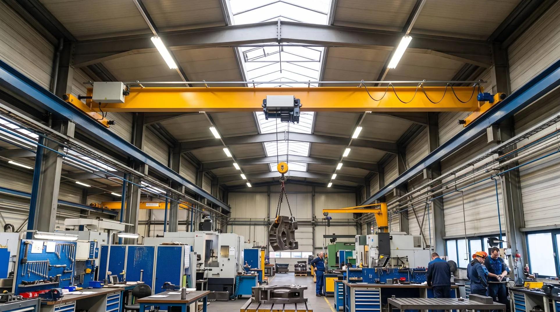Underslung Crane: Efficient Material Handling for Compact Industrial Workspaces